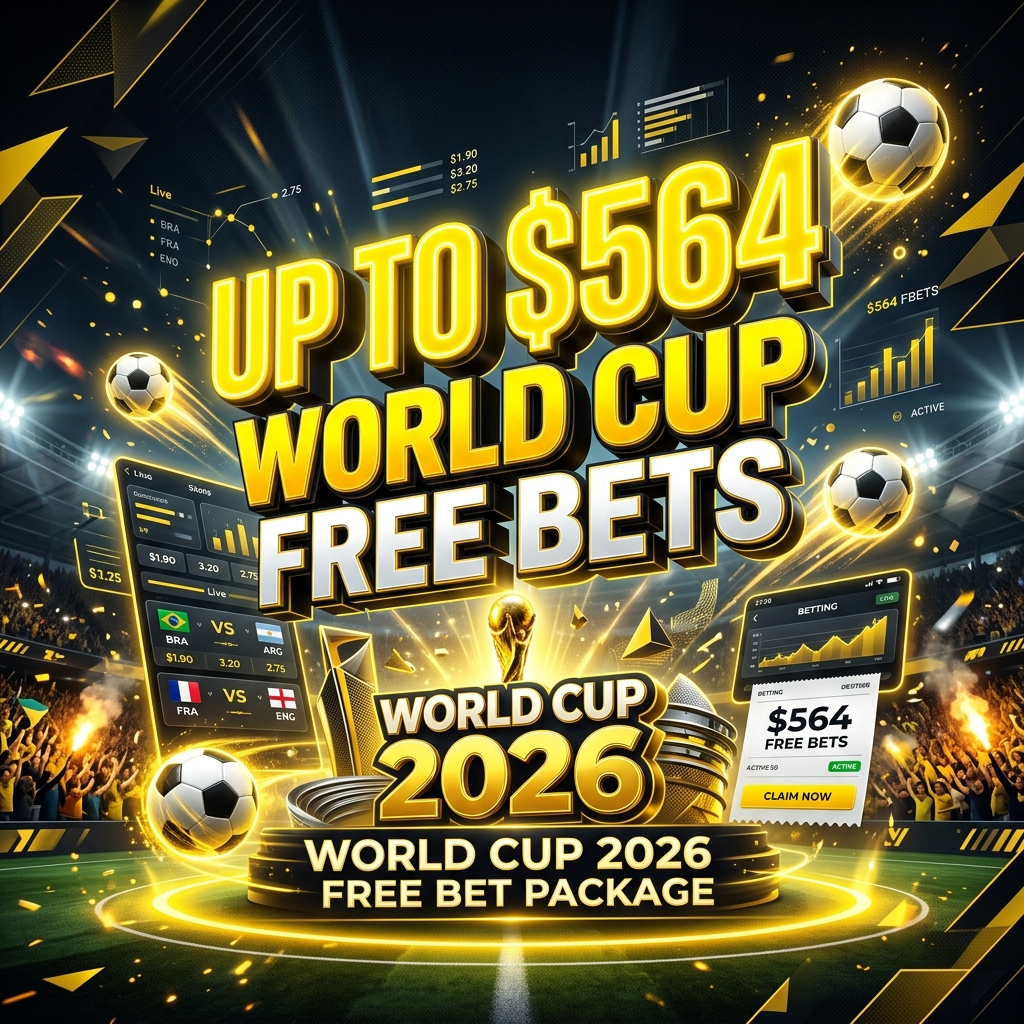 World Cup 2026 Free Bets Package up to $564